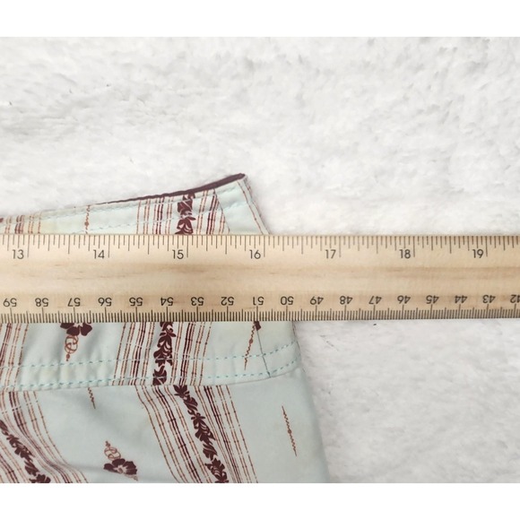 Reef Board Shorts‎ Mens Large Blue Brown Floral Hawaiian Swim Trunks Surf Beach - Picture 7 of 8